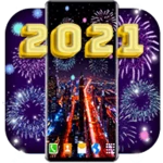 fireworks live wallpaper android application logo